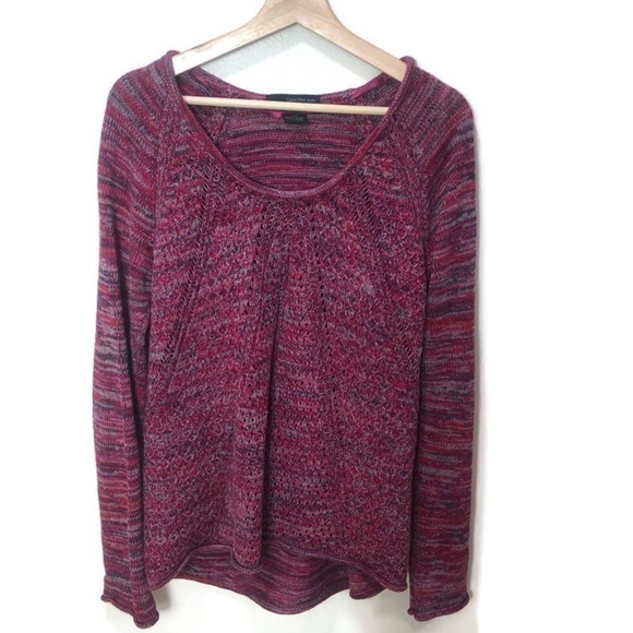 Calvin Klein Jeans Knit Mauve Sweater Medium - Picture 2 of 7